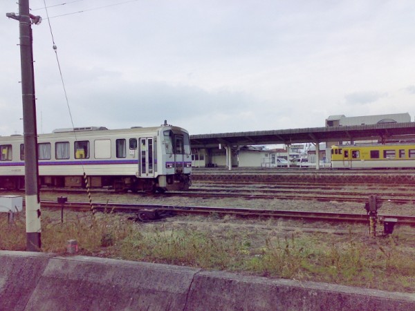 長門市駅・駅裏から（東半分）